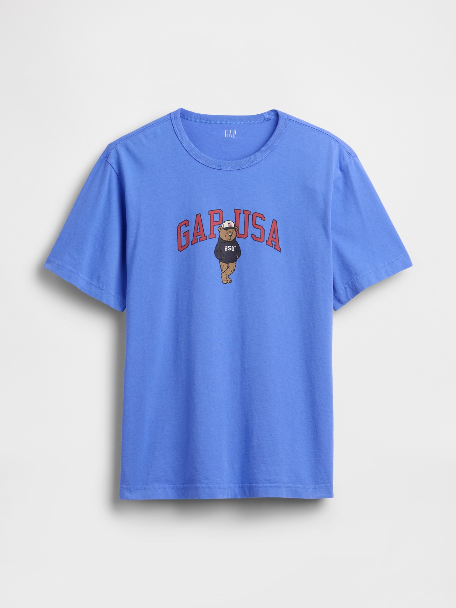 Мужские футболки Gap Relaxed Branan Bear Logo T-Shirt — фото 5