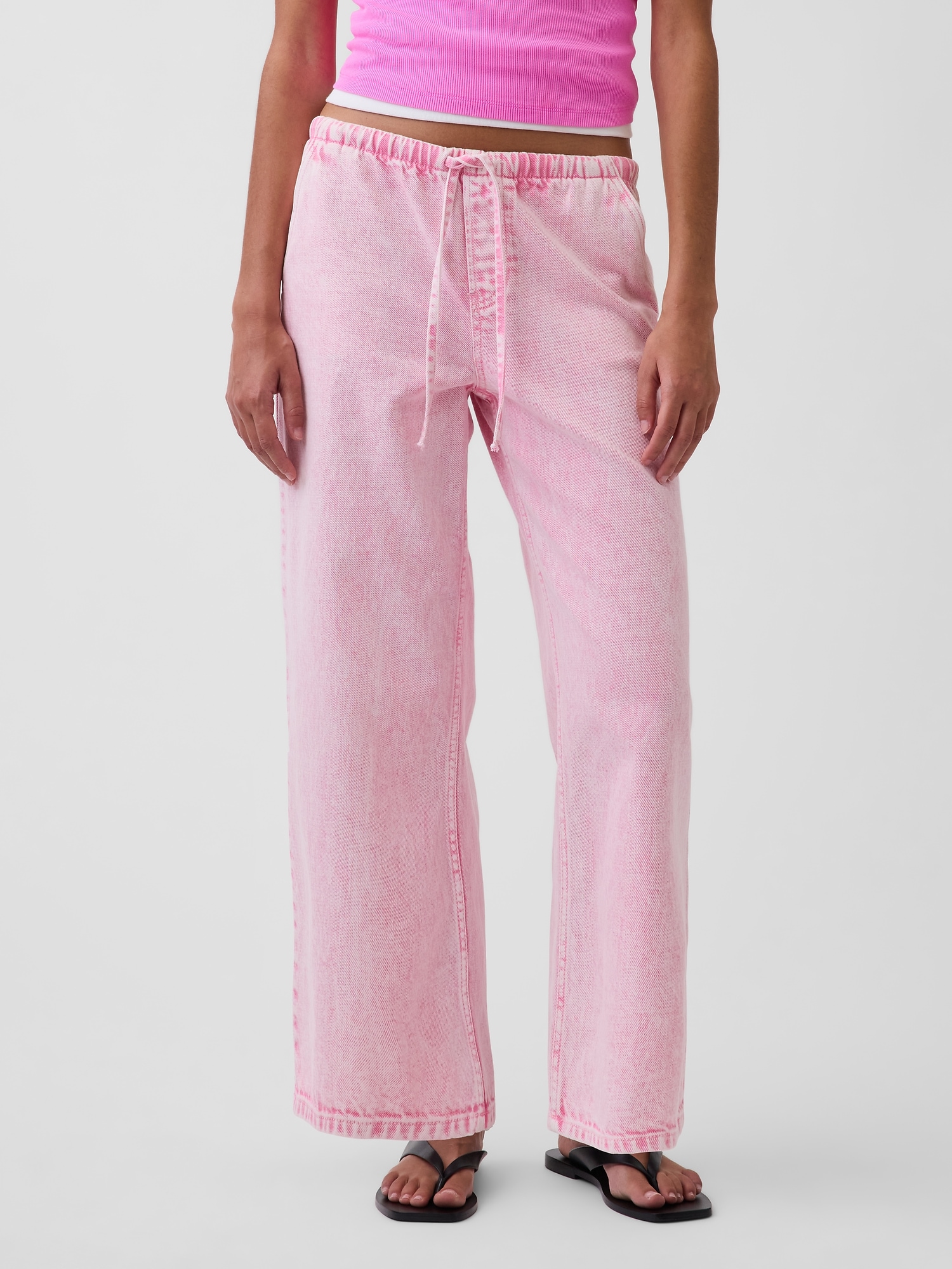 Low Rise '90s Loose Easy Crop Jeans