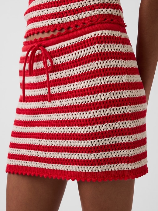 Image number 4 showing, Crochet Stripe Easy Mini Skort