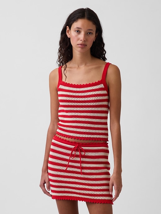 100% Cotton Crochet Crop Sweater Tank from GAP - $47 (21% off)