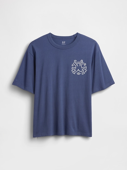 Image number 5 showing, Keith Haring Oversized Graphic T-Shirt