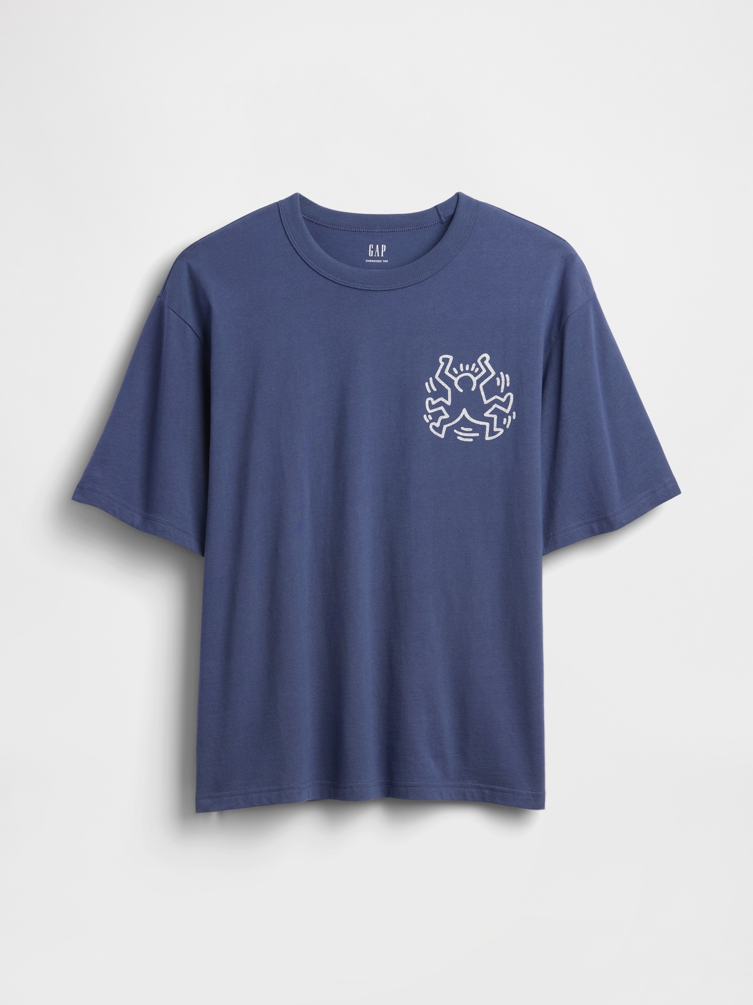 Мужские футболки Gap Keith Haring Oversized Graphic T-Shirt — фото 5