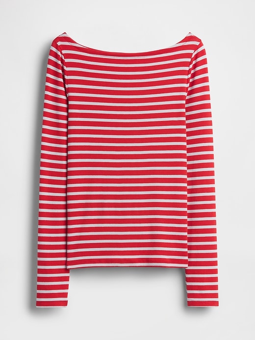 Image number 5 showing, Modern Boatneck T-Shirt