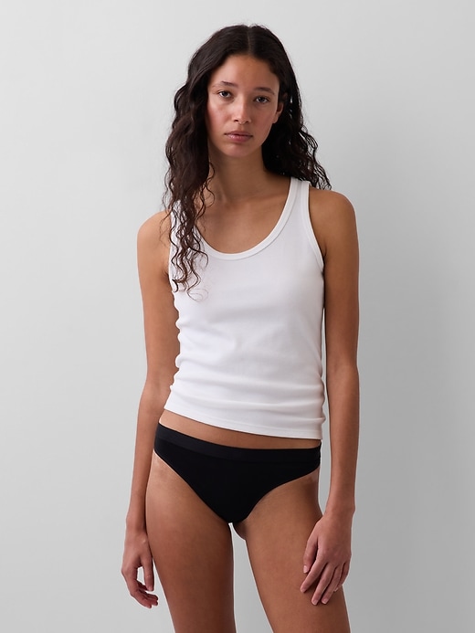 Organic Stretch Cotton Logo Thong from GAP - $14.50