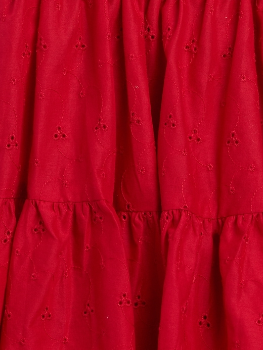 Image number 4 showing, Kids Mixed Media Tiered Tank Dress