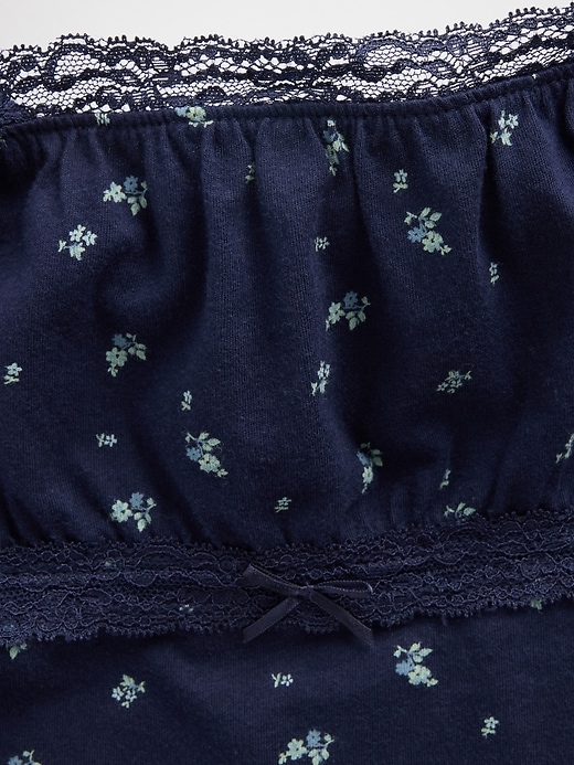 Image number 4 showing, Kids Lace-Trim Puff-Sleeve Top