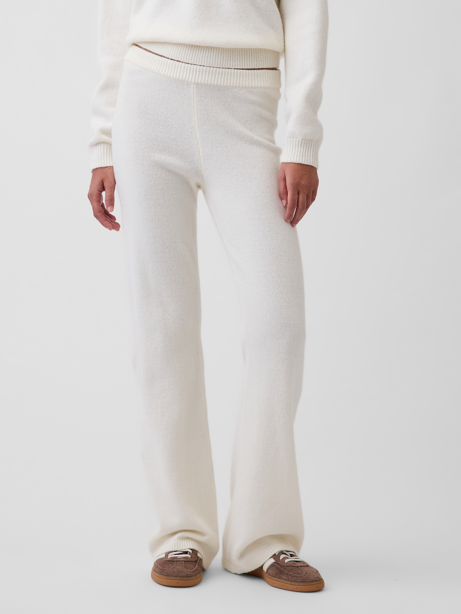 Женские ботинки Gap CashSoft Boot Sweater Pants, цвет: Слоновая кость бежевый — фото 2