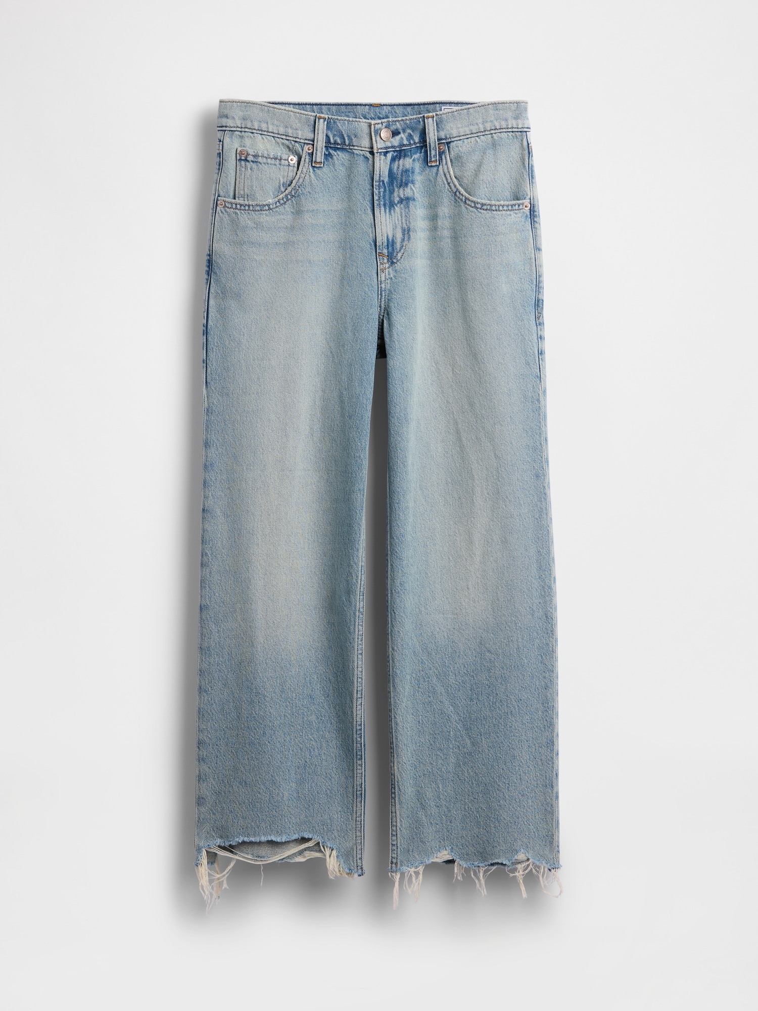 Low Slung Relaxed Crop Jeans