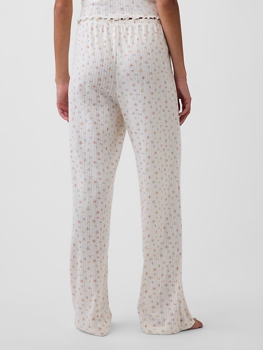 Image number 4 showing, Pointelle PJ Pants