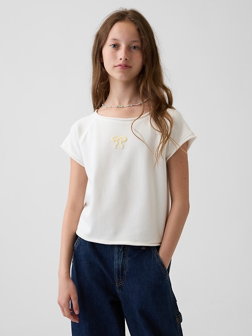 Kids VintageSoft Terry Raglan Graphic Sweatshirt from GAP - $29.95