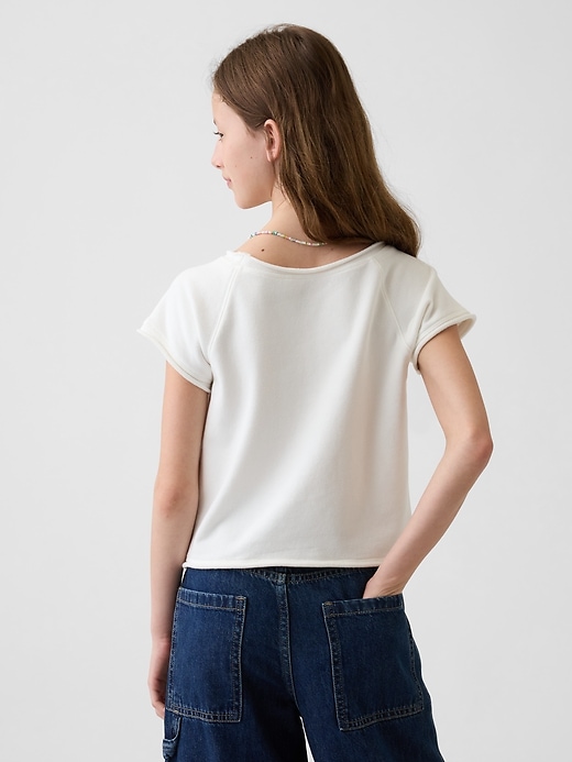 Image number 3 showing, Kids VintageSoft Terry Raglan Graphic Sweatshirt