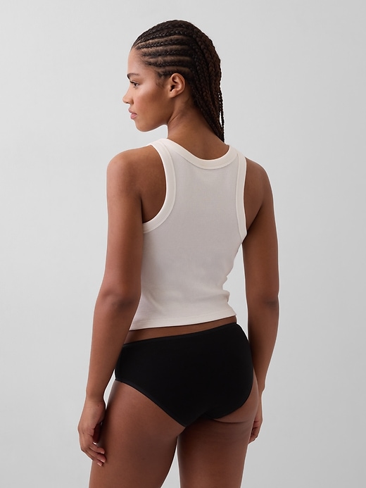 Image number 3 showing, Organic Stretch Cotton Hipster (3-Pack)