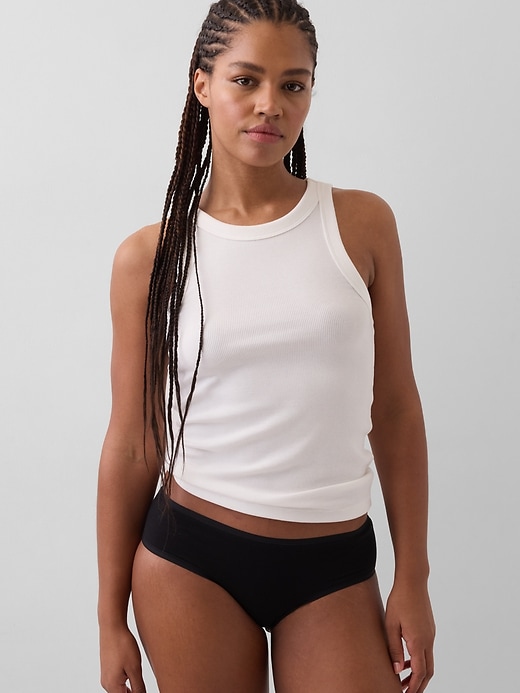 Image number 2 showing, Organic Stretch Cotton Hipster (3-Pack)