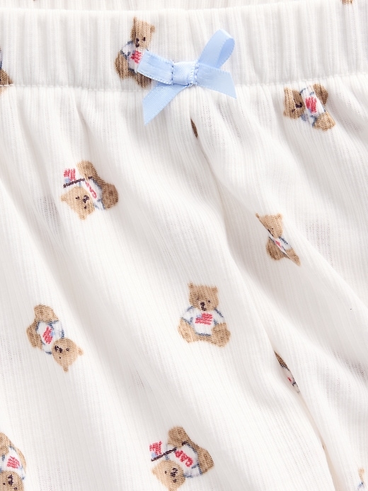 Image number 4 showing, Kids Recycled Rib PJ Shorts