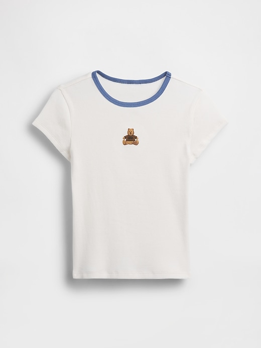 Image number 2 showing, Kids Embroidered Rib T-Shirt