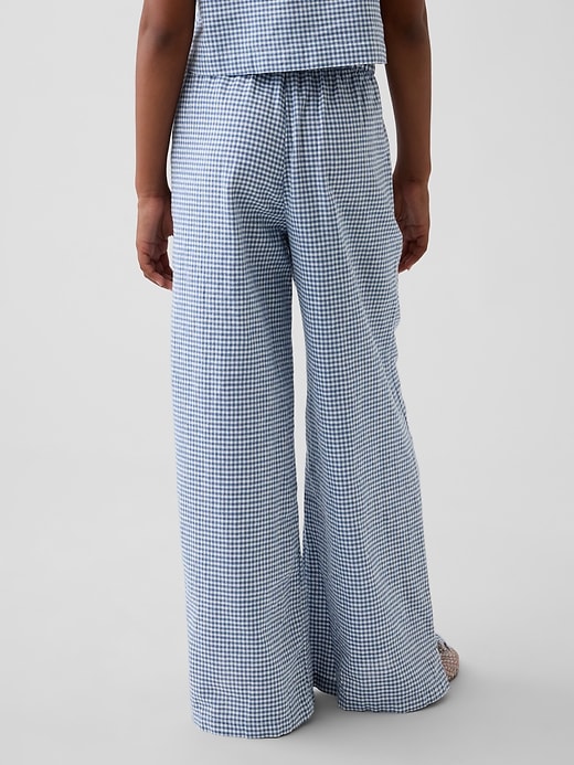 Image number 4 showing, Kids Linen-Cotton Easy Wide-Leg Pants