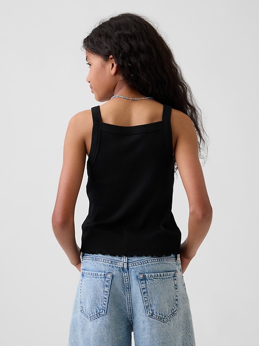 Image number 2 showing, Kids Rib Square-Neck Tank Top