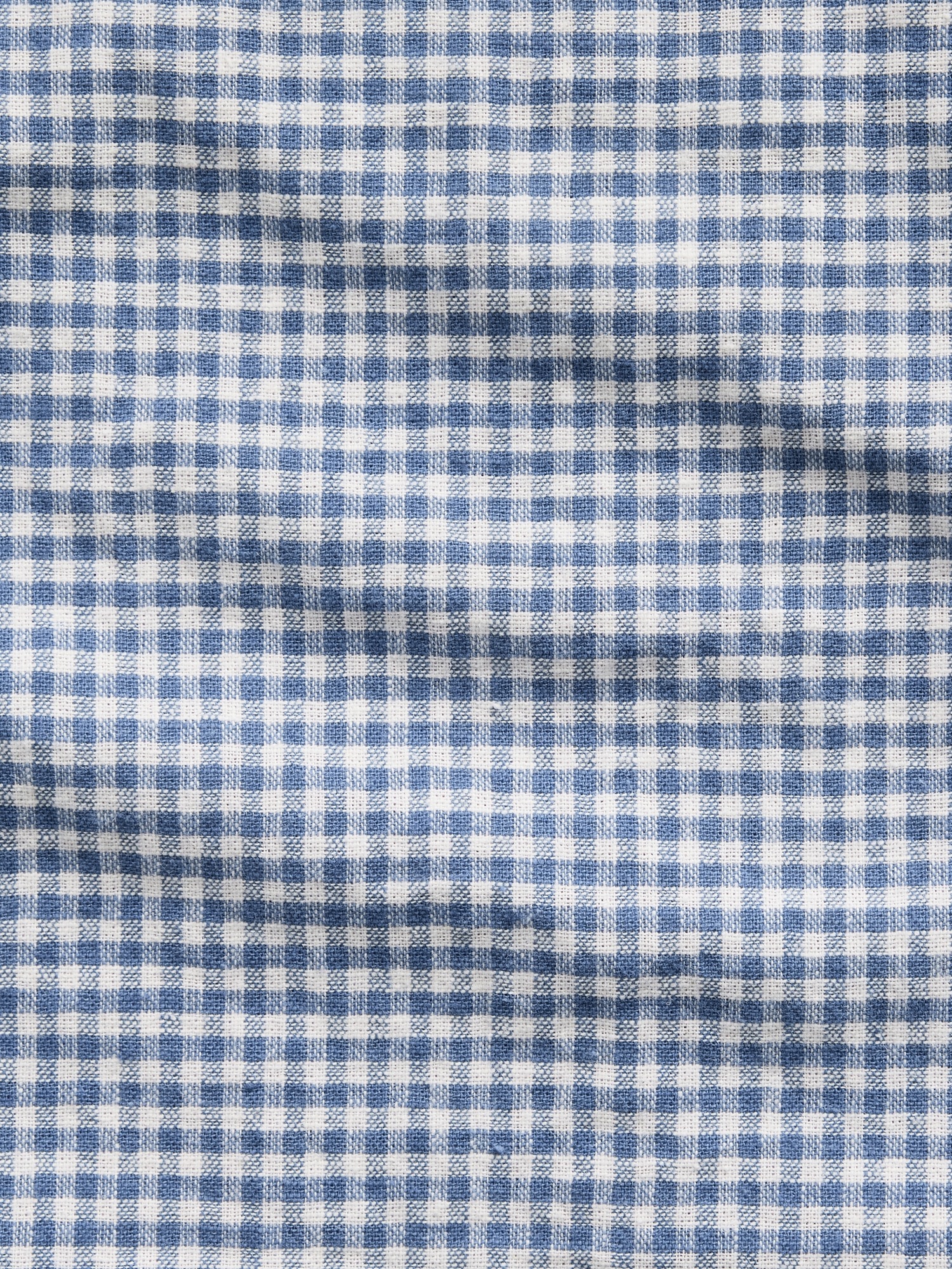 Детский топ Gap Linen-Cotton Tank Top, цвет: Синий в мелкую клетку — фото 5