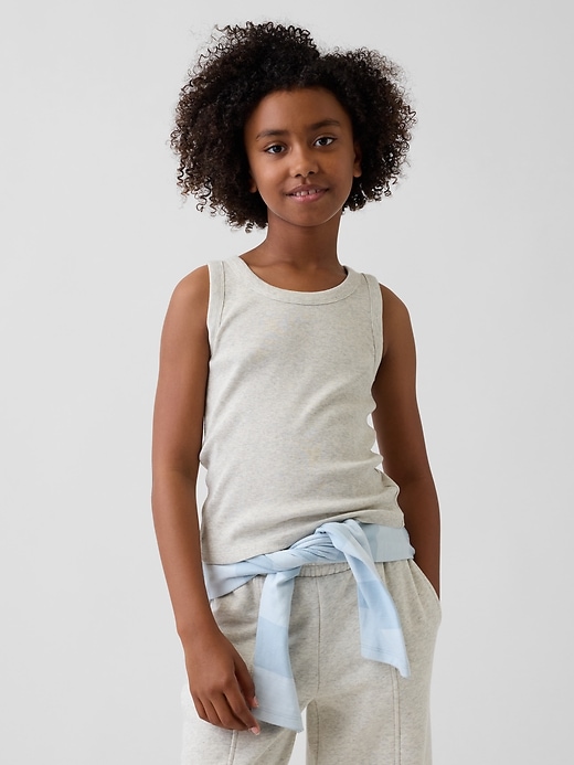 Image number 1 showing, Kid Rib Scoop Tank Top