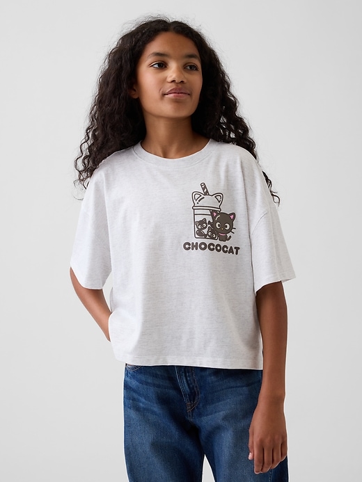 Image number 1 showing, Kids Hello Kitty Oversized Graphic T-Shirt