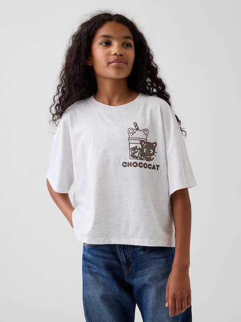 Kids Hello Kitty Oversized Boxy T-Shirt
