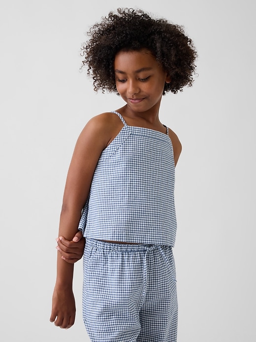 Image number 1 showing, Kids Linen-Cotton Tank Top