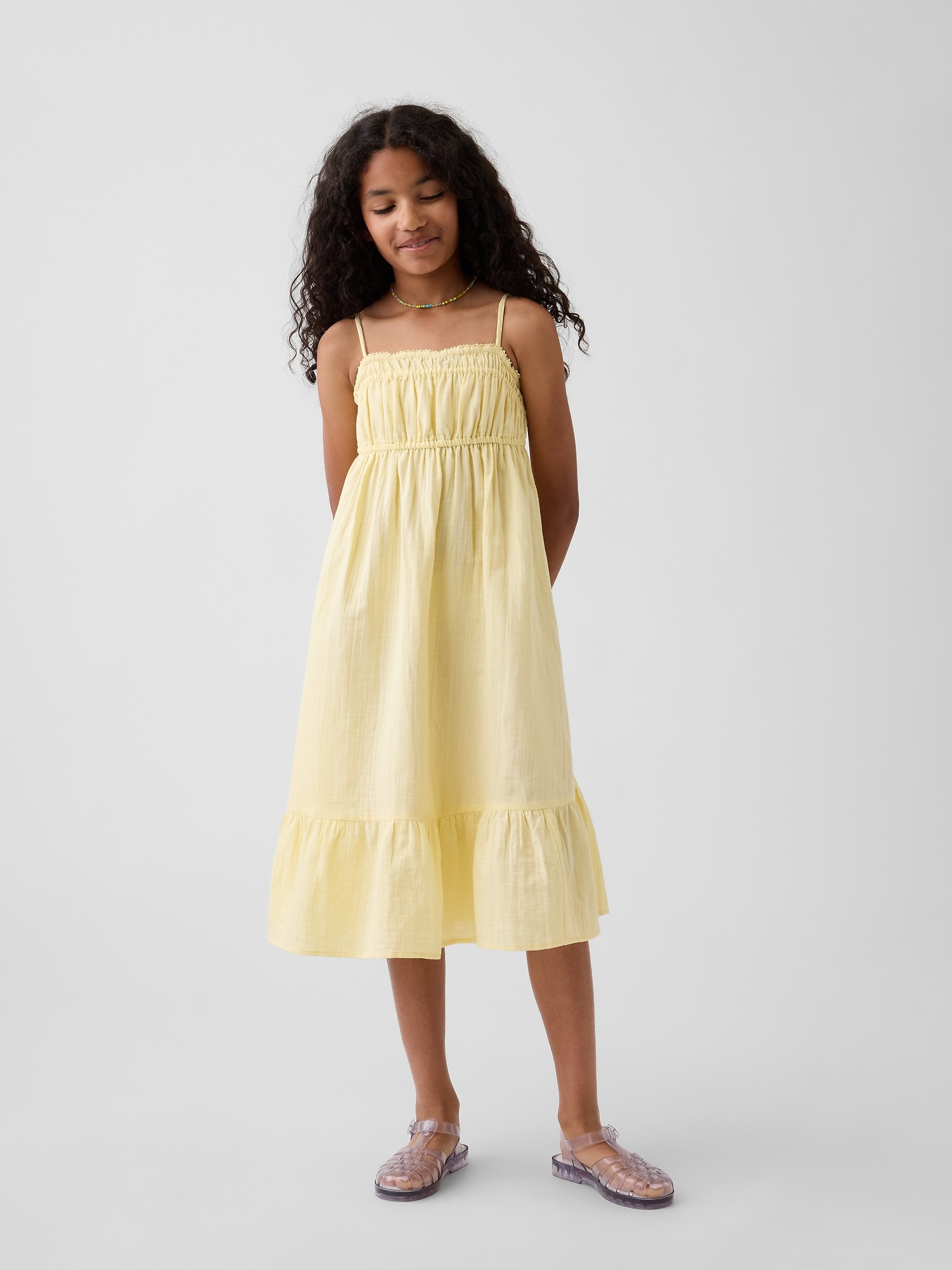 Детские платья Gap Kids Cotton Gauze Midi Dress