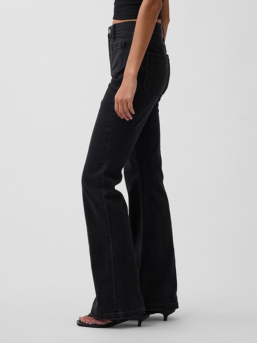 Image number 3 showing, High Rise '70s Flare Jeans