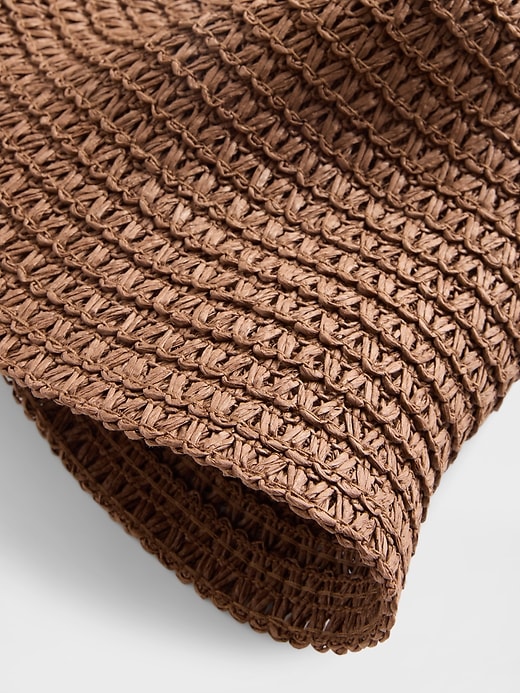 Image number 2 showing, Straw Bucket Hat