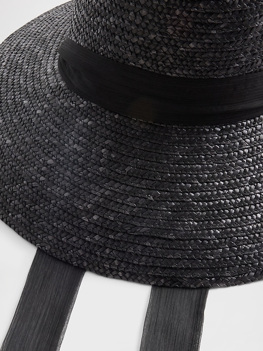 Image number 4 showing, Wide Brim Straw Hat