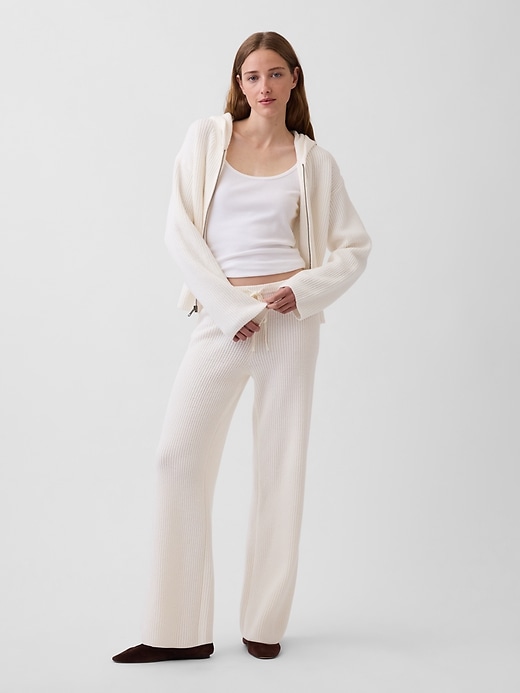 Image number 5 showing, CashSoft Oversized Shaker-Stitch Zip Hoodie