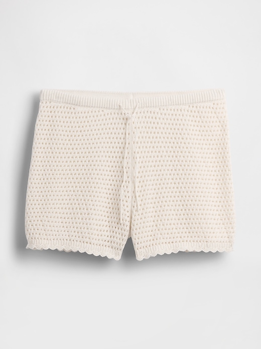 Image number 6 showing, 100% Cotton Crochet Easy Shorts