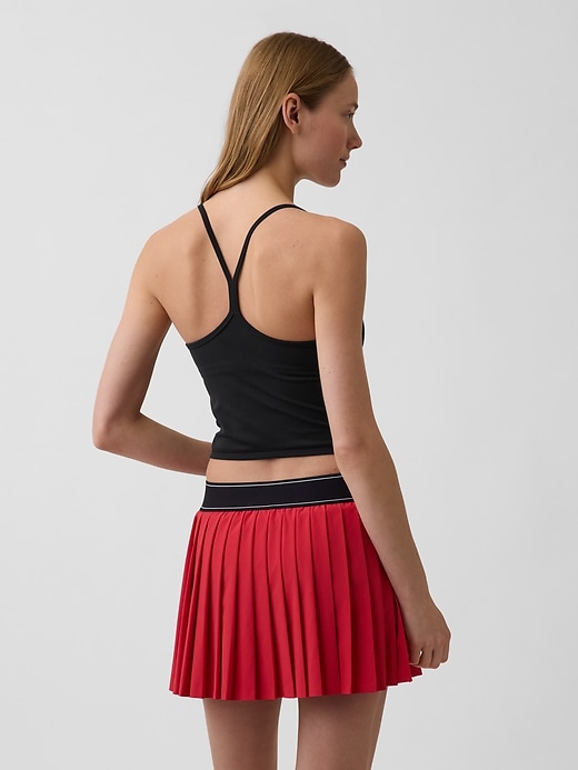Image number 3 showing, GapFit Smooth Racerback Crop Tank Top