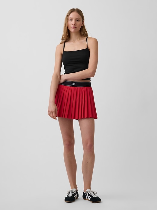 Image number 1 showing, GapFit Tech Pleated Exercise Skort