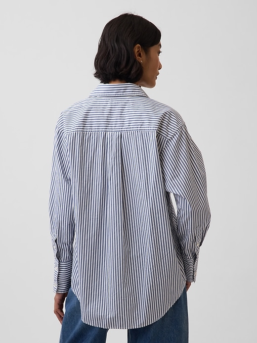 Image number 2 showing, Organic Cotton Poplin Big Shirt