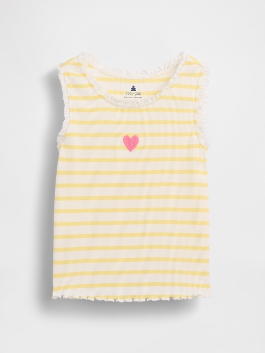 Image number 1 showing, Baby & Toddler Mix & Match Graphic Stripe Rib Tank Top