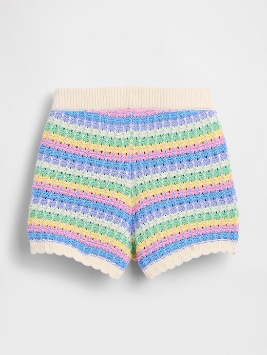 Image number 3 showing, Baby & Toddler Crochet Pull-On Shorts