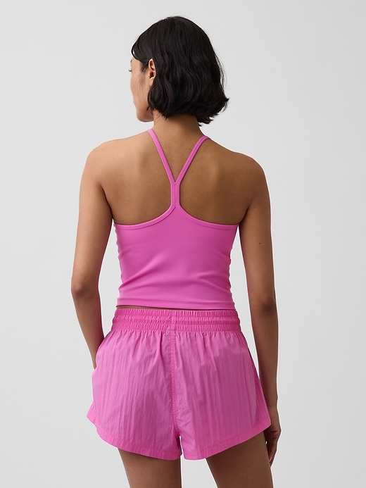 Image number 3 showing, GapFit Smooth Racerback Crop Tank Top