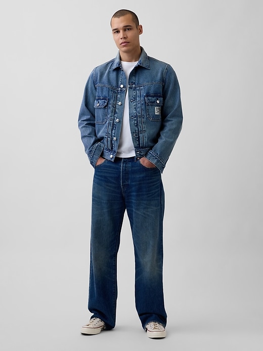 Image number 3 showing, Keith Haring Icon Denim Jacket