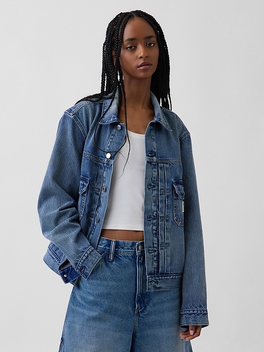 Image number 4 showing, Keith Haring Icon Denim Jacket