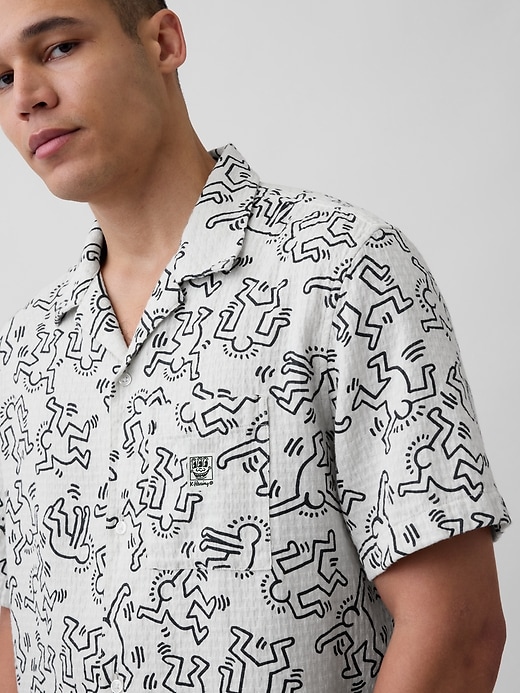 Image number 4 showing, Keith Haring Textured Shirt