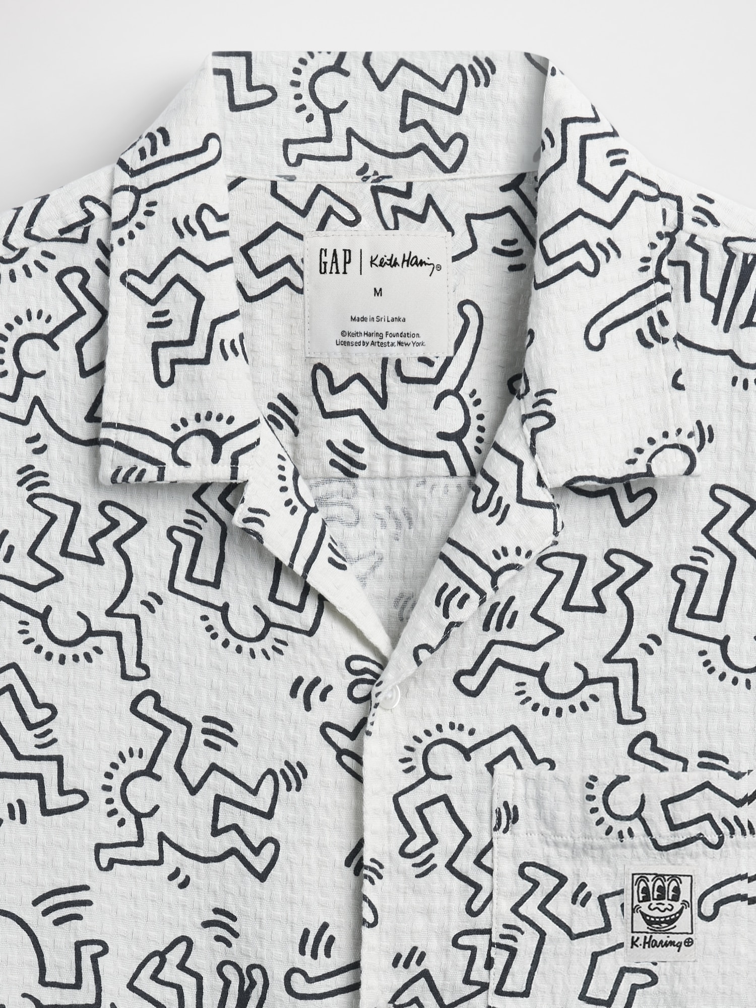 Keith Haring Textured Shirt