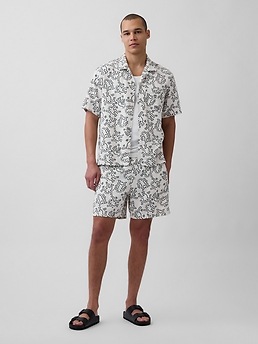 Мужские шорты Gap Keith Haring Textured Easy Shorts — фото 3