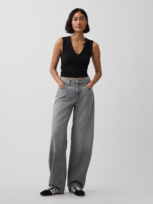 High Rise UltraSoft Barrel Jeans from GAP - $71