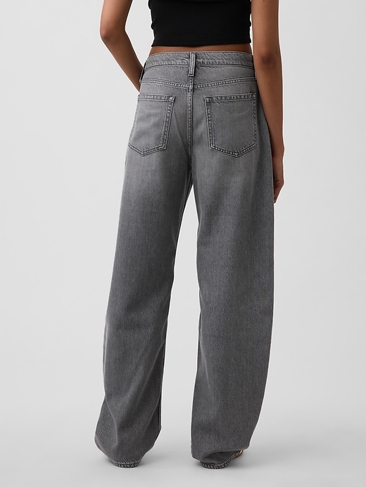 Image number 4 showing, High Rise UltraSoft Barrel Jeans
