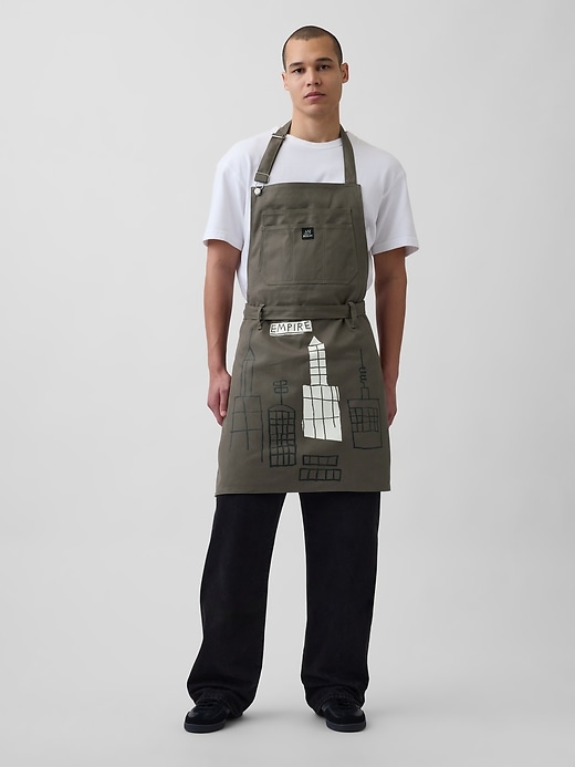 Image number 1 showing, Jean-Michel Basquiat Canvas Apron