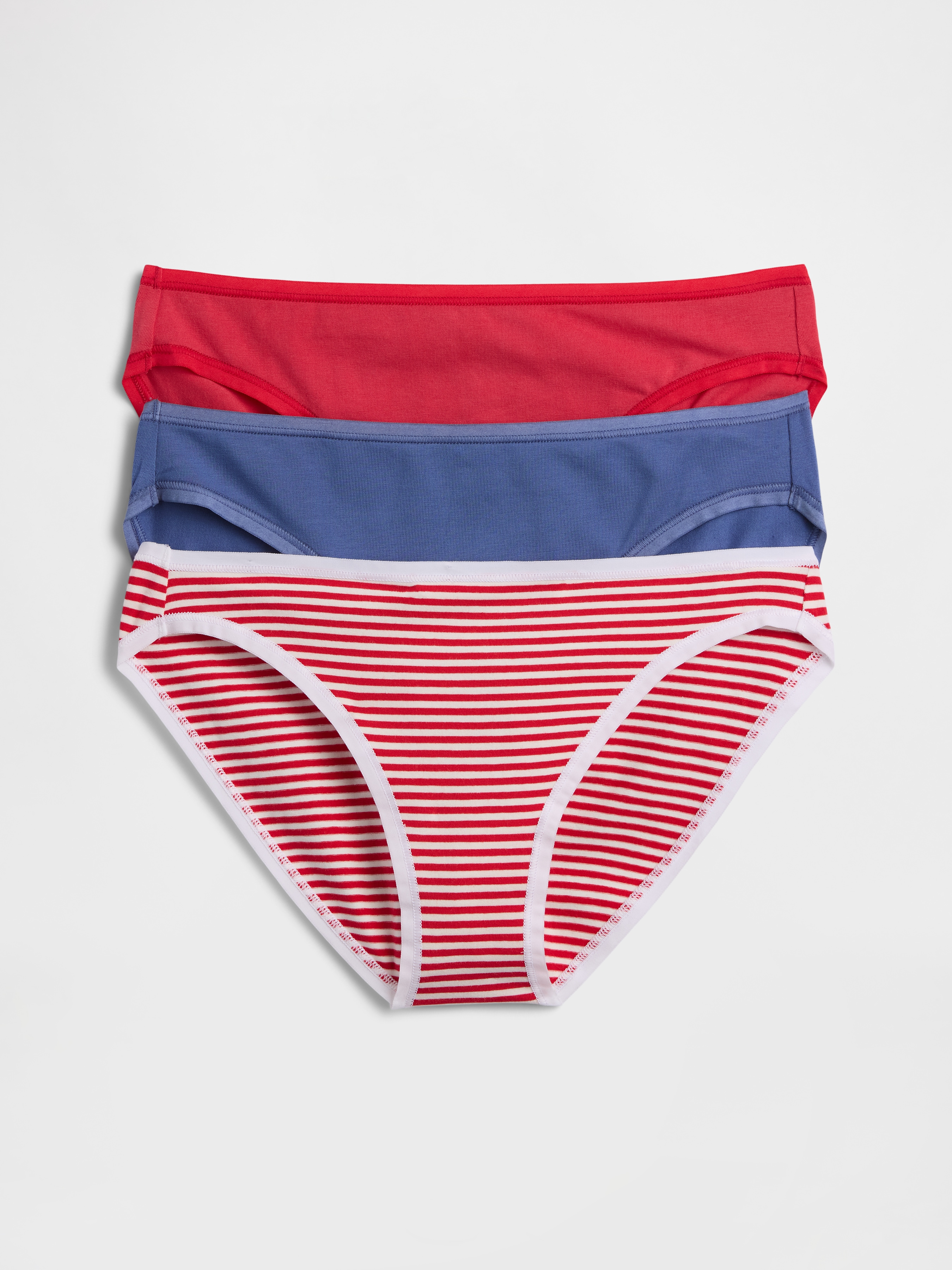 Organic Stretch Cotton Bikini (3-Pack)