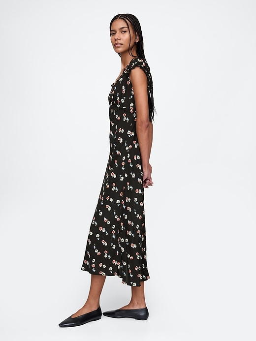 Image number 3 showing, Crepe Sweetheart Maxi Dress
