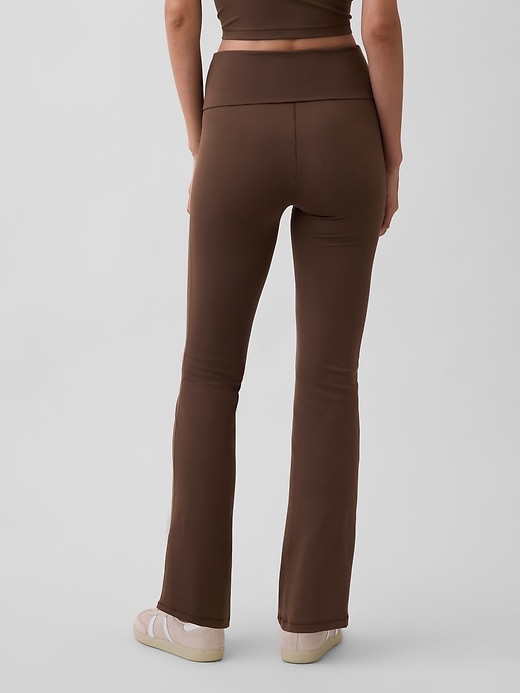 Image number 3 showing, GapFit Smooth Foldover Mini Flare Leggings
