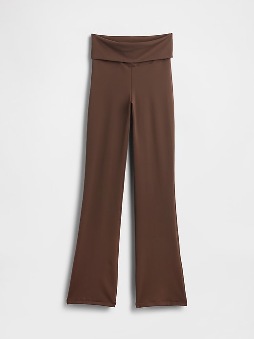 Image number 5 showing, GapFit Smooth Foldover Mini Flare Leggings